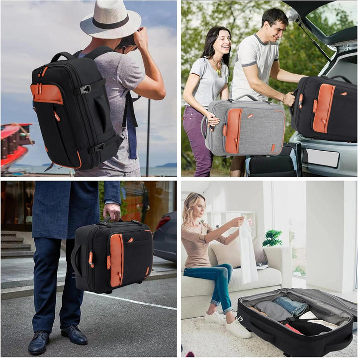 Lumesner Mochilas de viaje de mano, extra grandes de 40 litros apro...