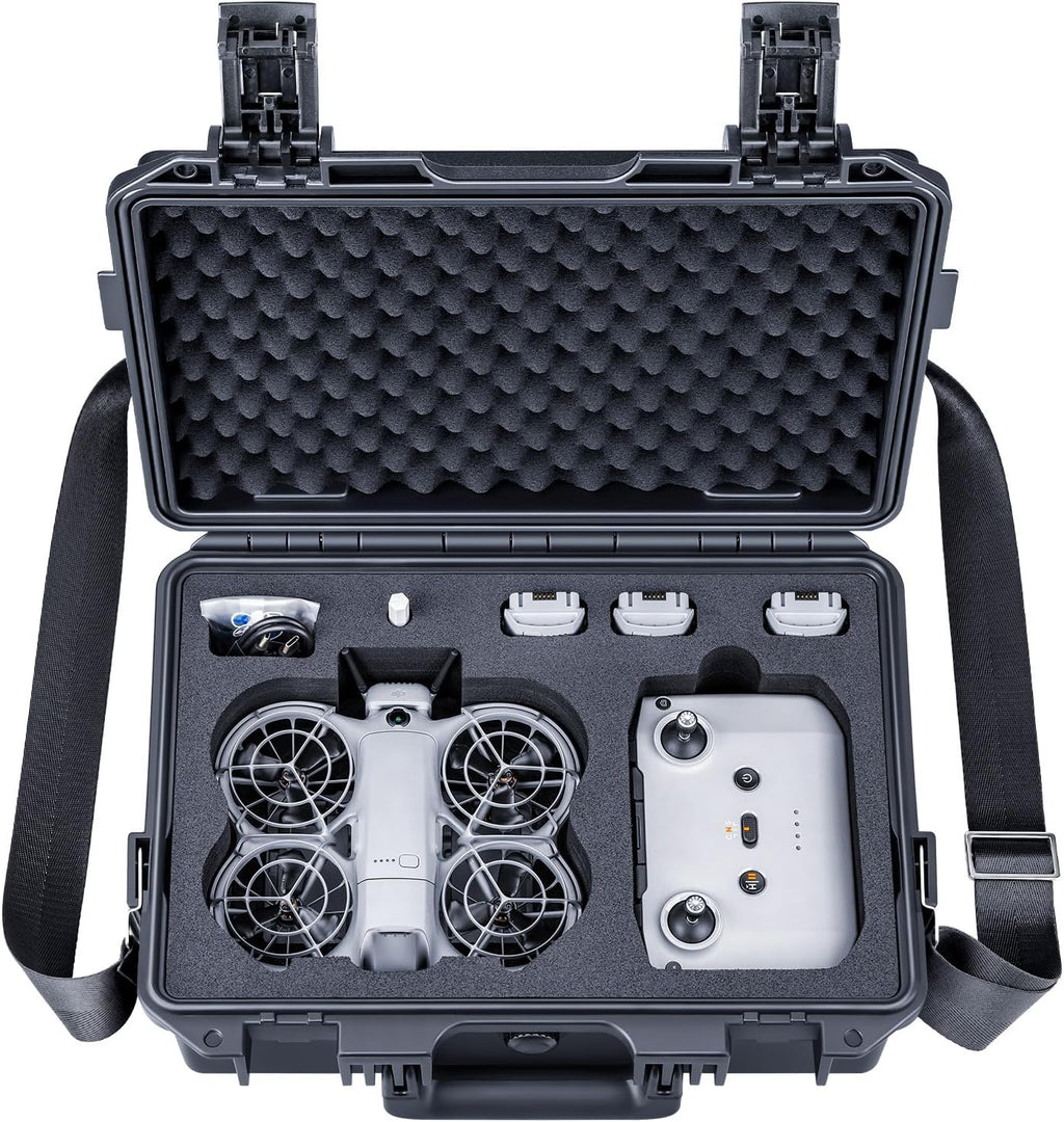 Lykus Titan N200 - Carcasa rígida impermeable para DJI Neo 2 y controlador
