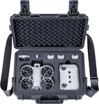 Lykus Titan N200 - Carcasa rígida impermeable para DJI Neo 2 y controlador