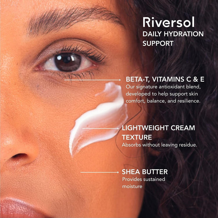 Riversol Crema de rosácea e hidratante facial para piel seca y sens...