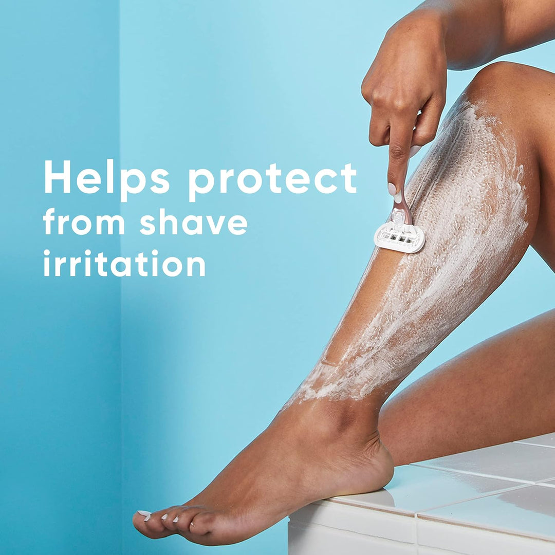 Gillette Venus Smooth plus Olay Crema de afeitar para mujer, 3 unid...