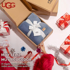 UGG Whitecap - Manta individual de forro polar de felpa, 66 x 90 pulgadas