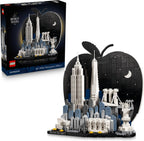 LEGO Architecture New York City - Juego de construcción de la gran manzana para adultos, mayores de 18 años - Decoración para dormitorio, oficina o escritorio - Regalo para hombres y mujeres - 21066