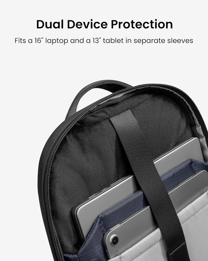 Tomtoc T77 \u2013 Mochila para portátil grande, bolsa de trabajo de...