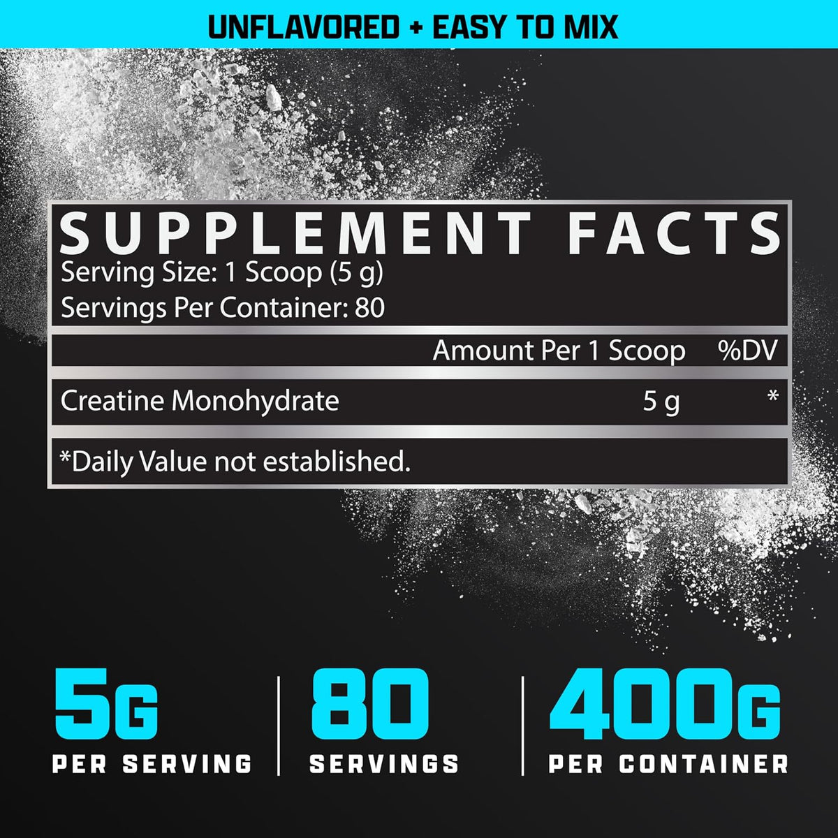 Nutrex Research Polvo de monohidrato de creatina ultra pura sin sab...