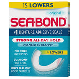 Sellos Adhesivos Seguros para Dentaduras Sea Bond, Inferiores Origi...