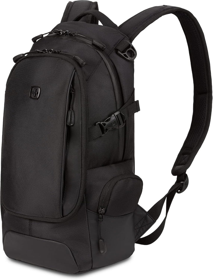 SwissGear 3598 - Mochila estrecha de día, negro (Black Ballistic)