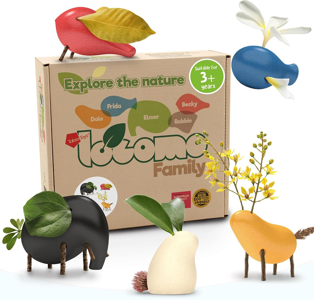 Taksa Toys Locomo Family Black Edition Waldorf Montessori Toys Figu...