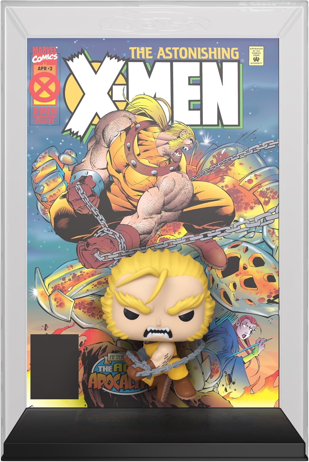 Funko Pop Cubierta de cómic: Marvel - Era del Apocalipsis Sabretooth, Exclusiva de Amazon - Figura de vinilo coleccionable - Idea de regalo - Mercancía oficial - Juguetes para niños y adultos