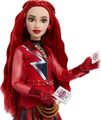 Mattel Disney Descendants: Wicked Wonderland, muñeca roja, hija de la reina de corazones, con traje y accesorio extraíbles, inspirado en la película