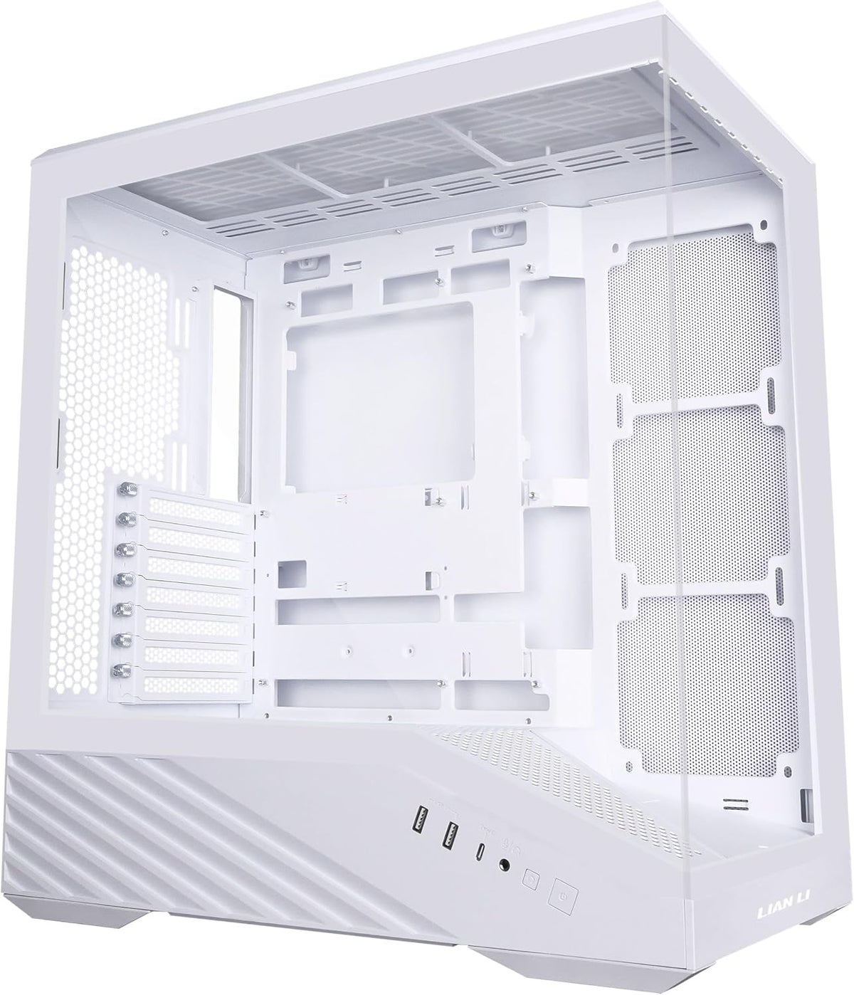 Lian Li V100 ATX - Gabinete para PC semitorre, tira LED RGB, diseño...