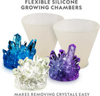 National Geographic Mega Crystal Growing Kit con 6 Crystals para Kids 8-12