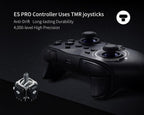 GuliKit ES PRO Controlador Inalámbrico para PC – Latencia baja de 3.25 ms, Joysticks TMR