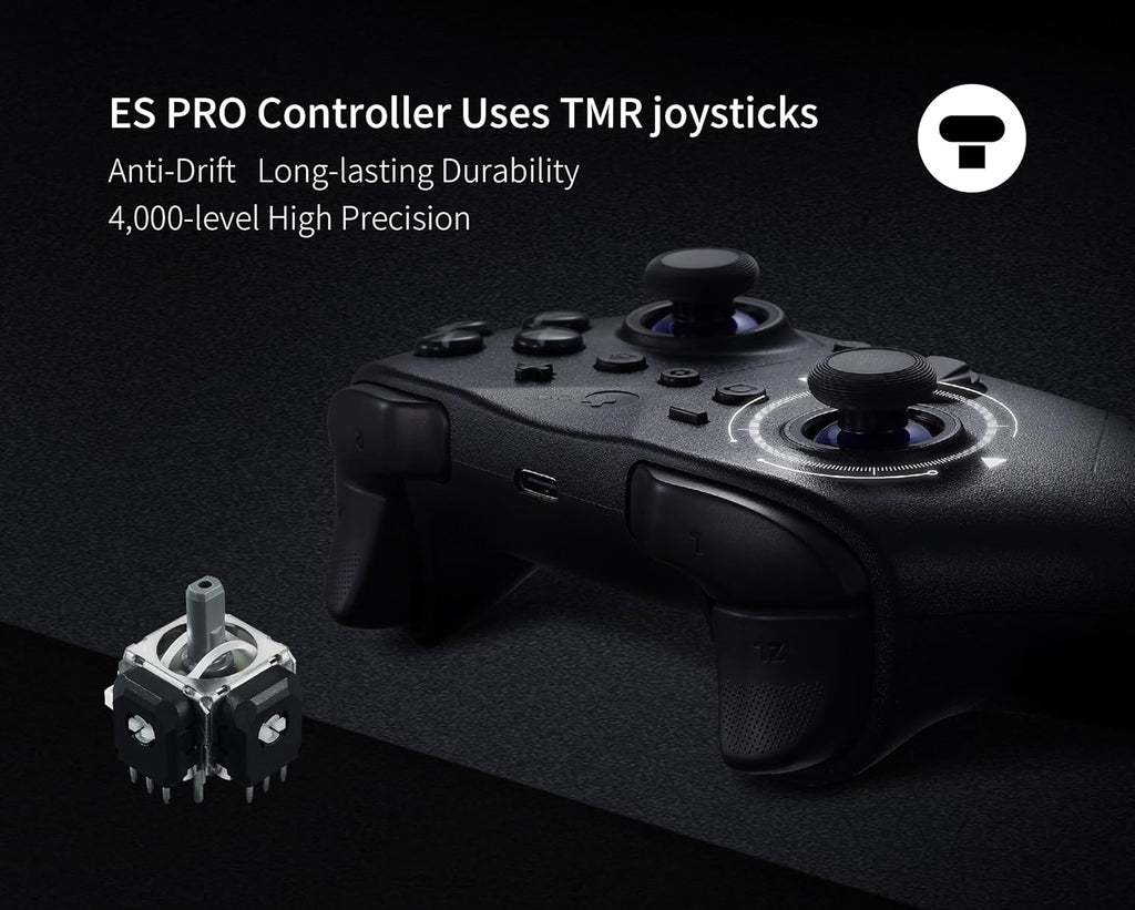 GuliKit ES PRO Wireless PC Controller – 3.25 ms de baja latencia, joysticks TMR