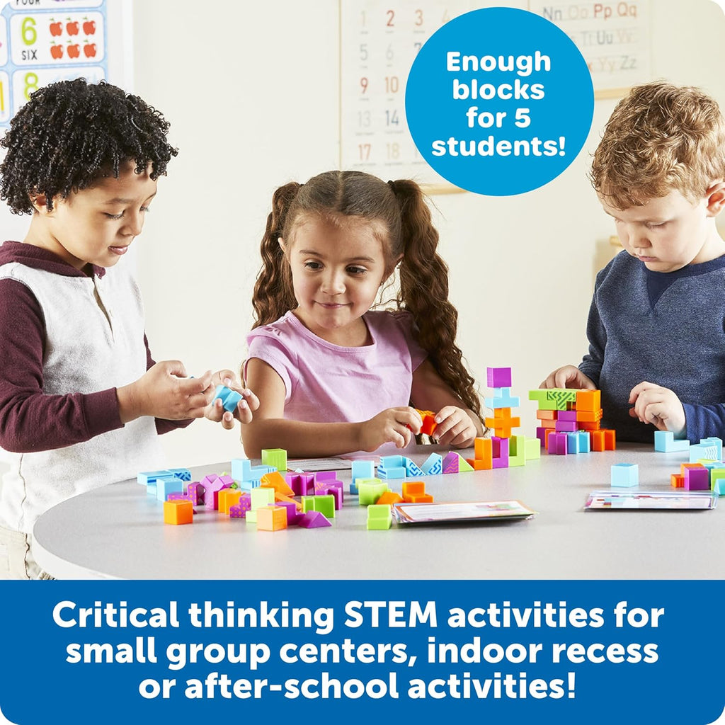 Learning Resources STEM Explorers Conjunto de Aula Brainometry, Juegos para Niños, Rompecabezas, Juguetes Sensoriales, Imprescindibles del Aula, Juguetes Montessori, Rompecabezas 3D, Juegos Mentales