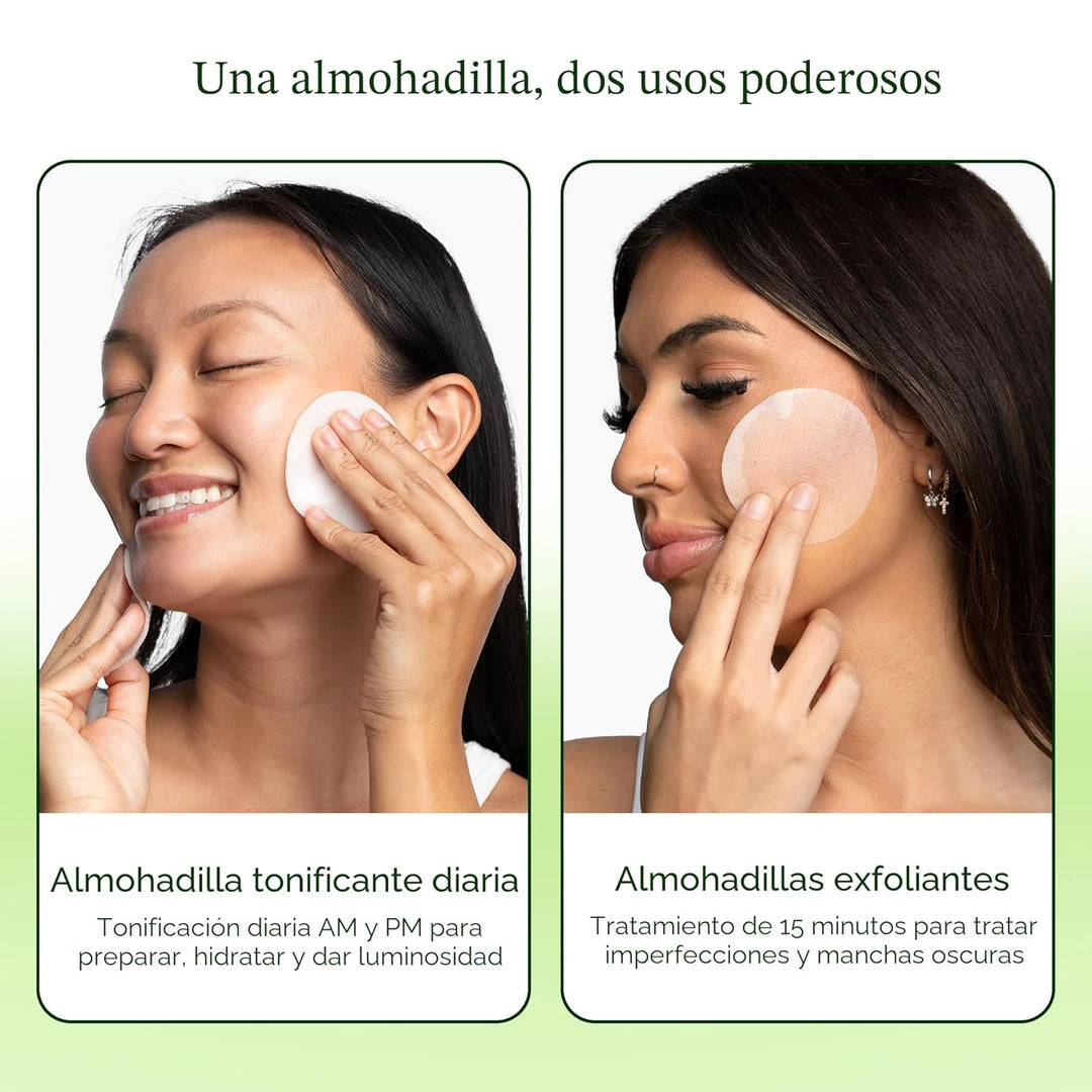 JiYu Almohadillas Pulidor Tonificante - Cuidado de la Piel Coreano...