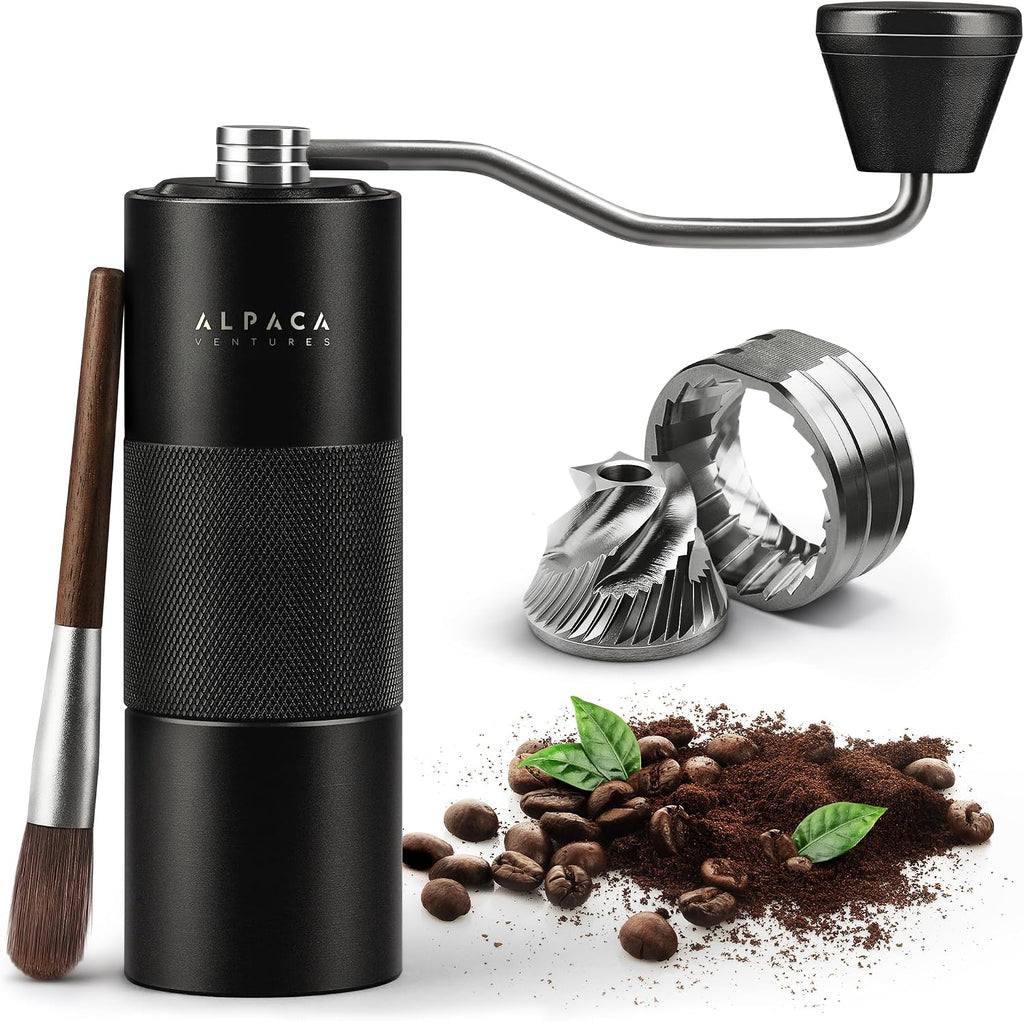 Molinillo de café manual, rebaba cónica ajustable, espresso - Alpaca