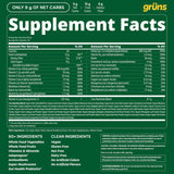 Gruns - Gomitas multivitamínicas Super Greens para adultos, superal...
