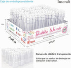 Paquete de 160 varitas de burbujas a granel, recuerdos de fiesta para bodas, aniversarios, celebraciones, graduaciones, cumpleaños, juguetes de verano para niños y adultos por Inscraft