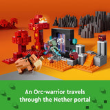 LEGO Minecraft The Nether Portal Embush Adventure Set