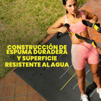 TRX Suspension Training Mat - Non-Slip Gym Mat, negro, 72" x 24"