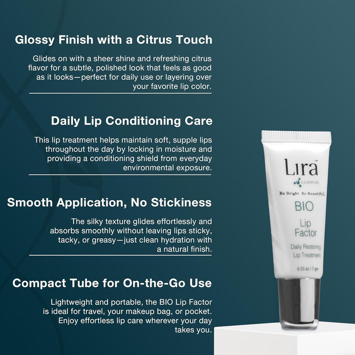 Lira Clinical BIO Lip Factor - Bálsamo labial SPF 15 para labios su...