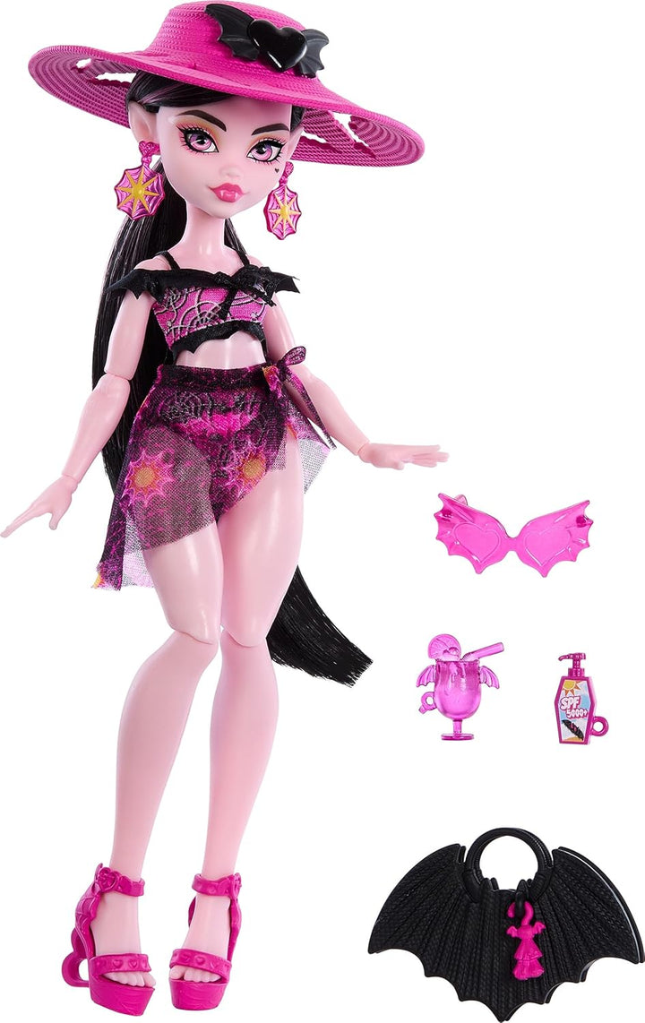 Monster High Scare-adise Island Draculaura Muñeca con traje de baño...