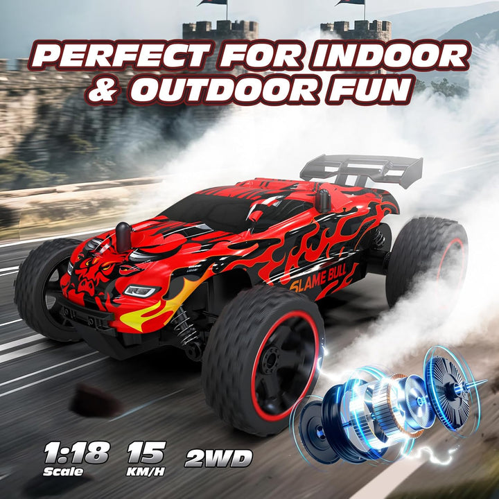 Tecnock Coches RC para Niños, Coche RC a Escala 1:18 2WD con Carga...
