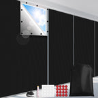 Cortinas 100% opacas, cubierta de ventana negra portátil de 57 x 118