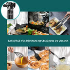 Umite Chef Juego de utensilios de cocina, 15 utensilios de cocina de
