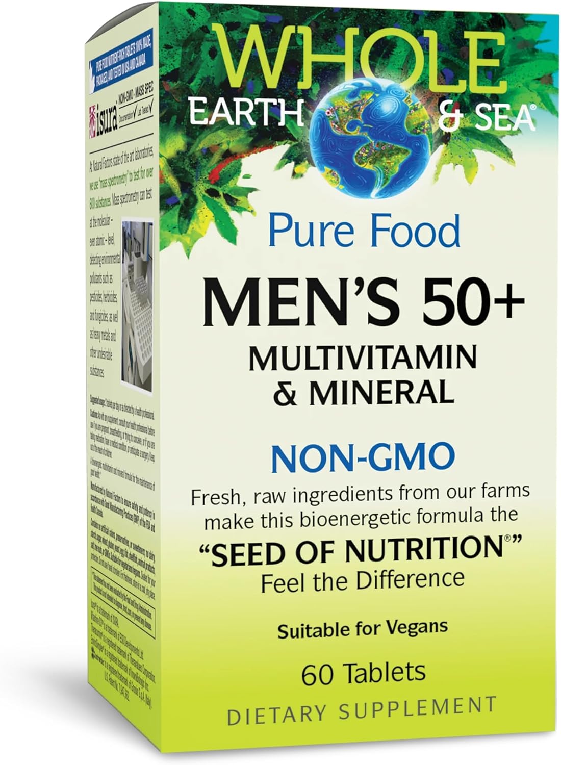 Natural Factors, Multivitamínico y mineral para hombres, 1 porción...