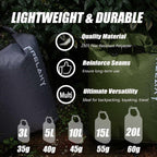 Frelaxy Dry Bag - Paquete de 5, saco seco ultraligero e impermeable para