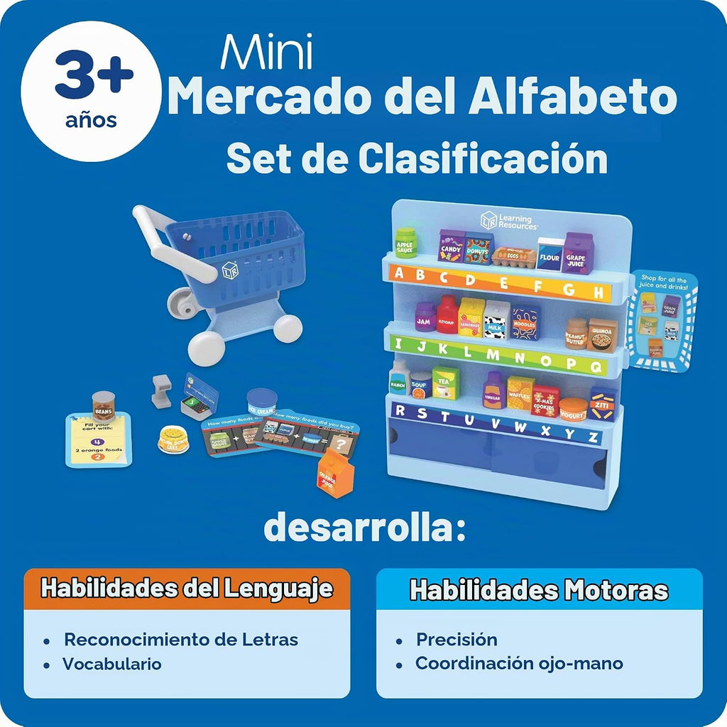 Learning Resources Alfabeto Mini Mercado