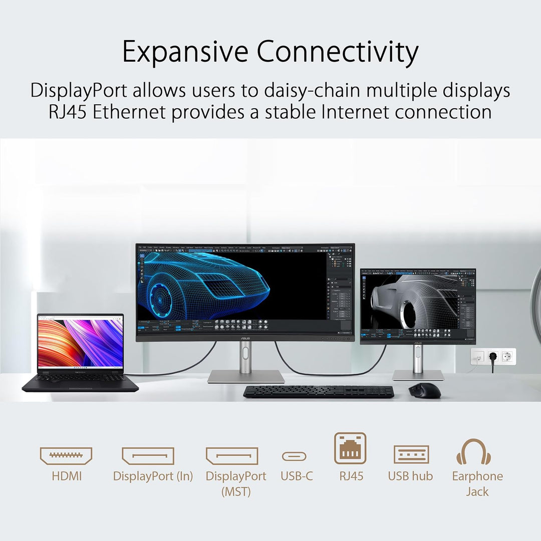 ASUS ProArt PA34VCNV Monitor profesional ultraancho de 34 pulgadas...