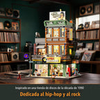 Lumibricks Record Store - Juego de construcción modular de iluminación para
