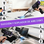 Mini aspiradora de mano para coche, 15000PA, 2 en 1