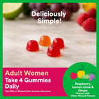 SmartyPants Gomitas multivitamínicas orgánicas para mujeres: biotina, 30 porciones, Orgánico + Omega