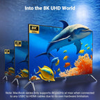 UGREEN USB C a HDMI 2.1 Cable 8K@60Hz 4K@240Hz para Home Office, 6.6FT