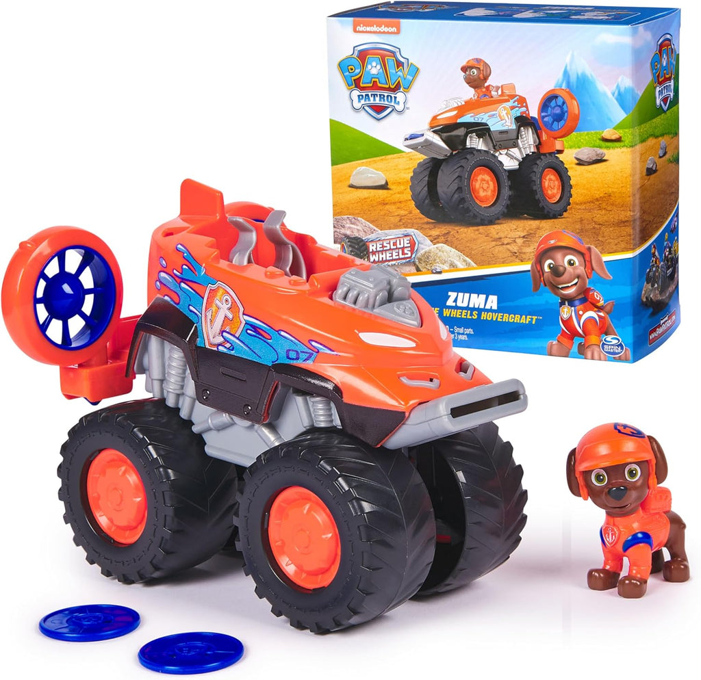 Paw Patrol Rescue Wheels Vehículo de Hovercraft de Zuma con Lanzador de Proyectiles