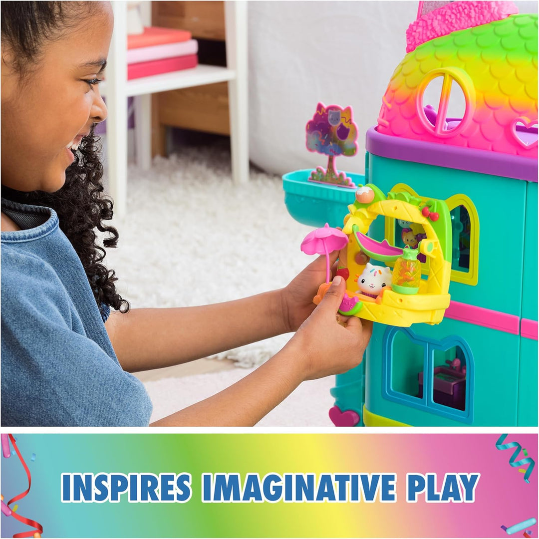 DreamWorks Gabby's Dollhouse, juego de balcón de batido de frut...