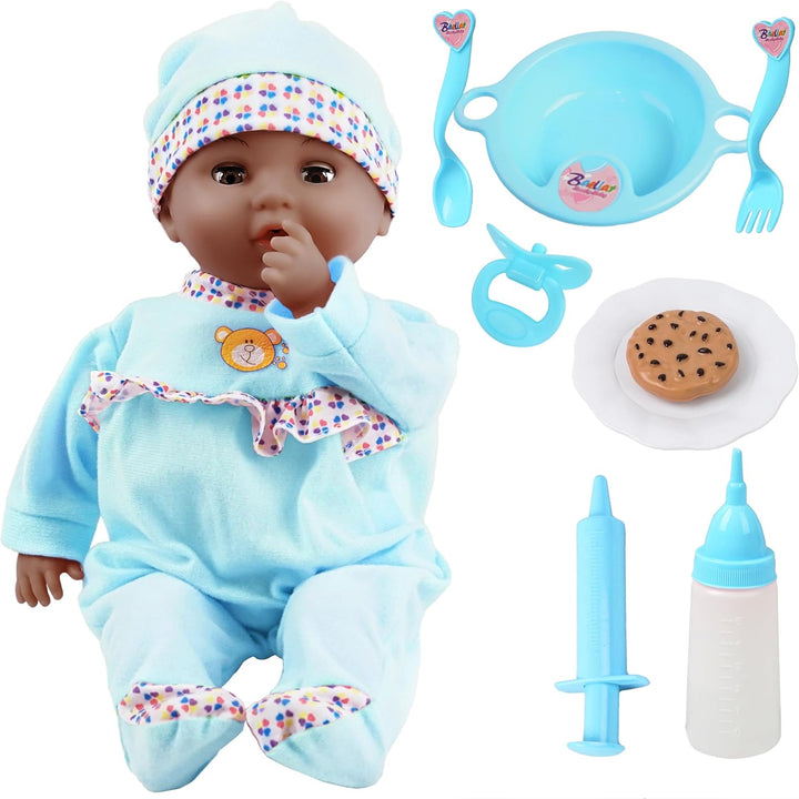 Toy Choi's Muñeca interactiva azul \u2013 Muñecas de alimentaci...