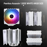 Enfriador de aire Thermalright Peerless Assassin 120 SE ARGB blanco...