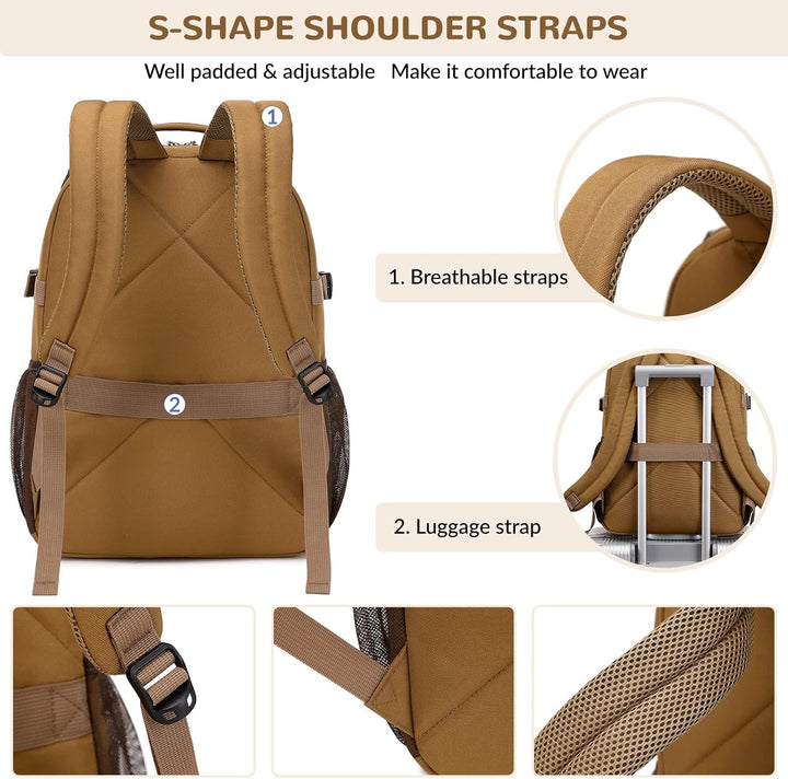 Mochila resistente al agua Lohol con bolsillos multifuncionales par...