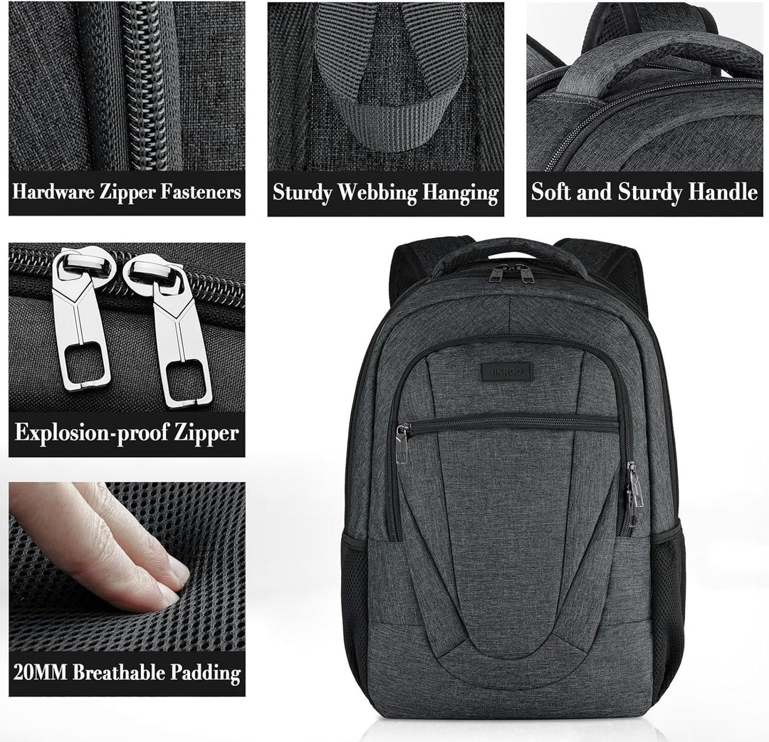 BIKROD Mochila de viaje para laptop para hombres y mujeres, mochila...