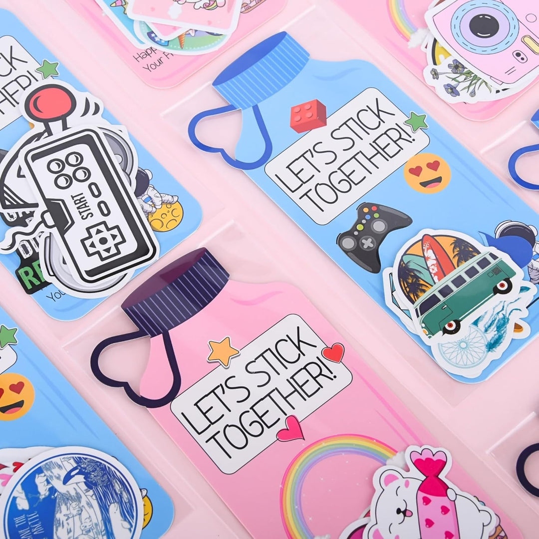 VIZAUZIE Tarjetas de San Valentín para la escuela de niños