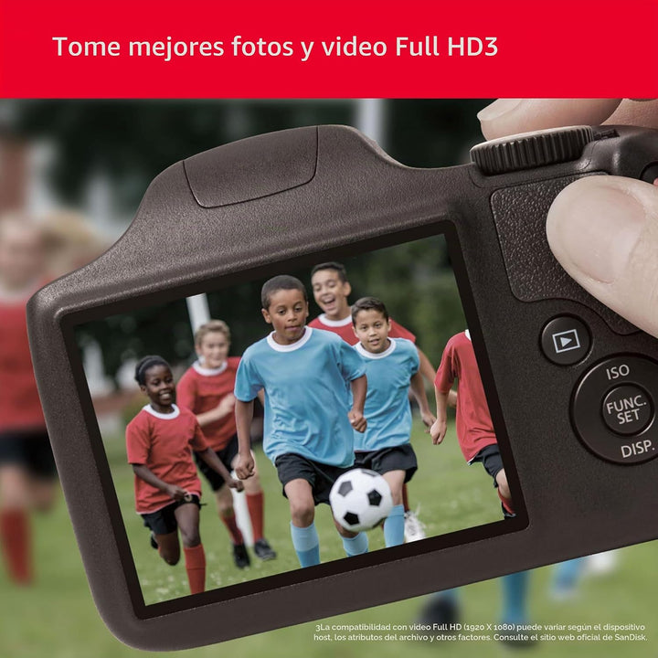 SanDisk Tarjeta de memoria Ultra SDXC UHS-I de 256 GB, hasta 150 MB...