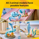 LEGO Creator 31385 - Animales marinos 3 en 1 hermosos