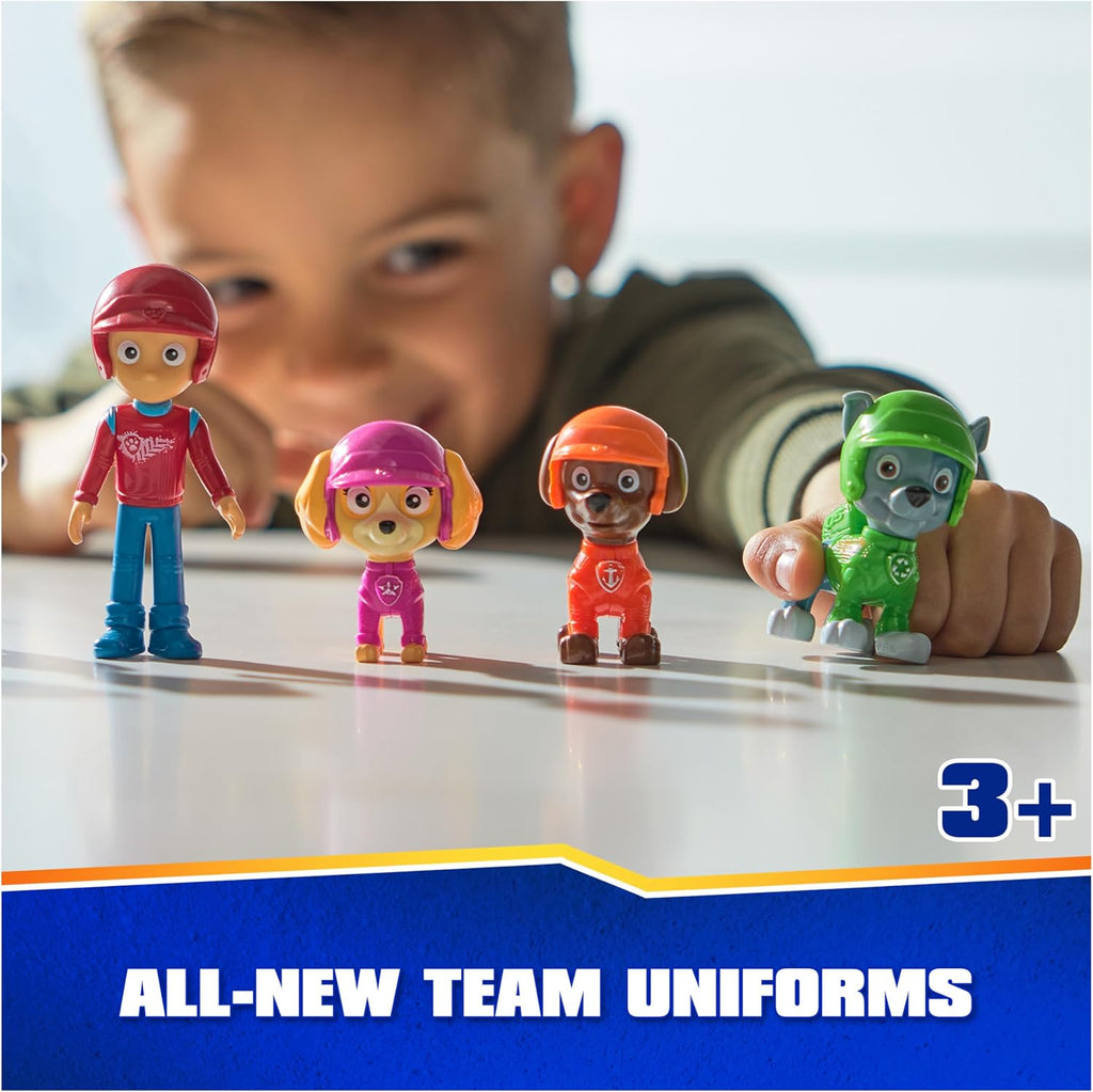Paw Patrol: Ruedas de rescate, paquete de regalo de figuras de juguete, con 7 figuras de acción coleccionables, juguetes para niños y niñas a partir de 3 años