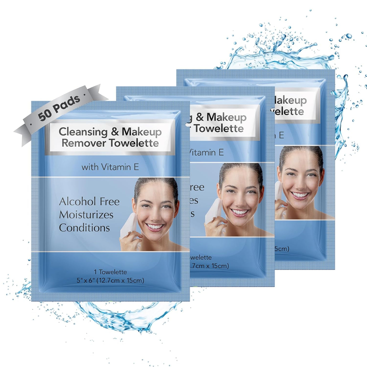 Diamond Wipes Toallitas desmaquillantes limpiadoras e impermeables,...