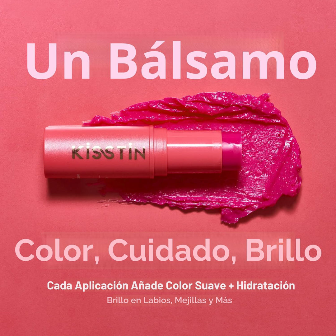 KAHI Kisstin Balm - Hidratante facial y barra de maquillaje que ref...